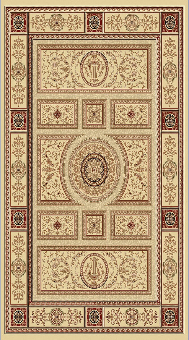 Dynamic Rugs Legacy 58021 Ivory Rugs.