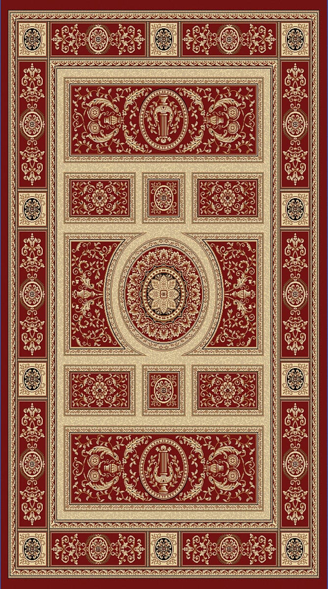 Dynamic Rugs Legacy 58021 Red Rugs.