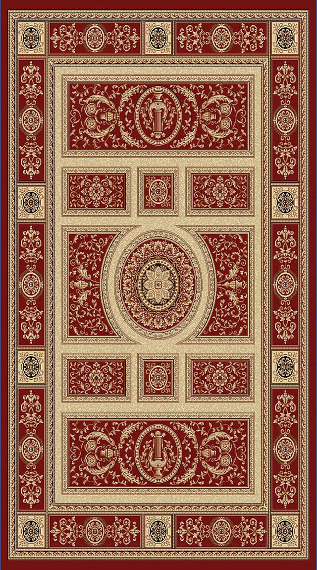 Dynamic Rugs Legacy 58021 Red Rugs.