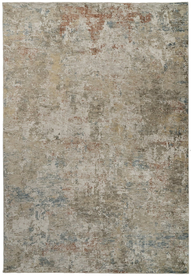 Dynamic Rugs Luminous 17602 Power Loomed Modern Cream/Multi Rug