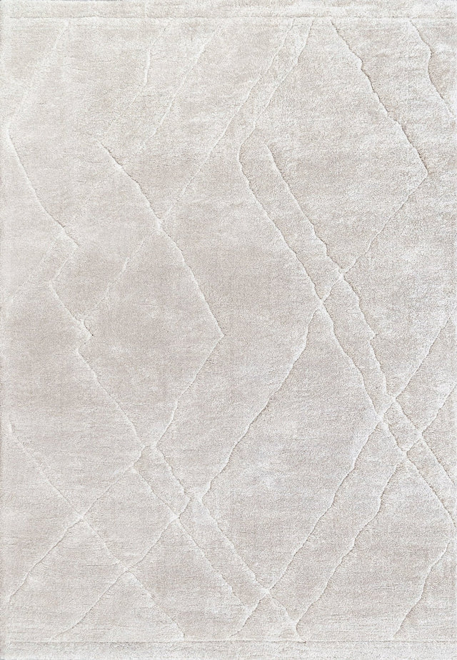Dynamic Rugs Masai 14005 Power Loomed Modern Ivory Rug