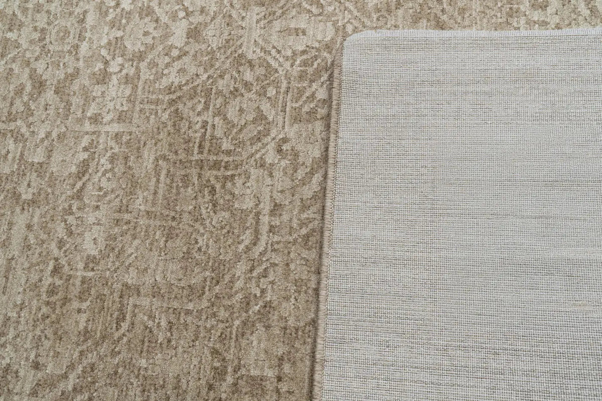 Dynamic Rugs Meadow 17973 Power Loomed Transitional Gold/Beige Rug - Corner