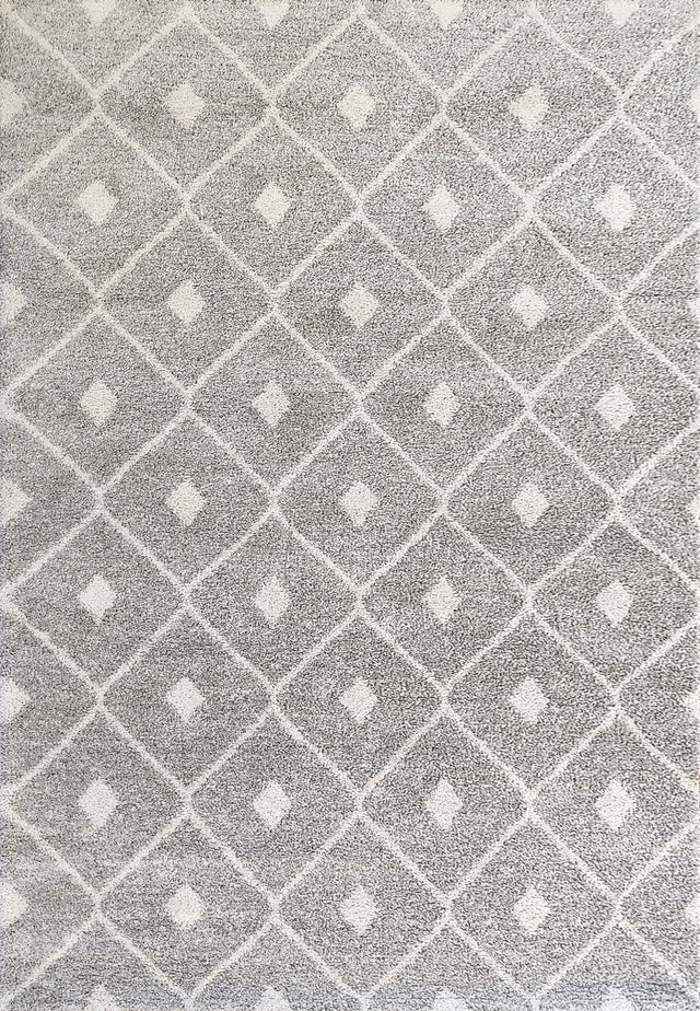 Dynamic Rugs Mehari 23275 Power Loomed Contemporary Grey/Ivory Rug