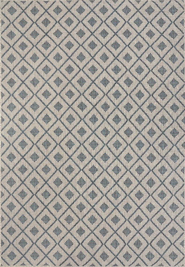 Dynamic Rugs Melissa 4232 Grey/Blue Rug.