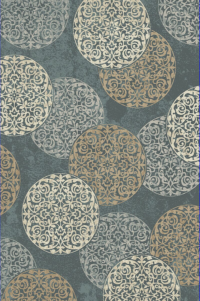 Dynamic Rugs Melody 985014 Blue Rugs.