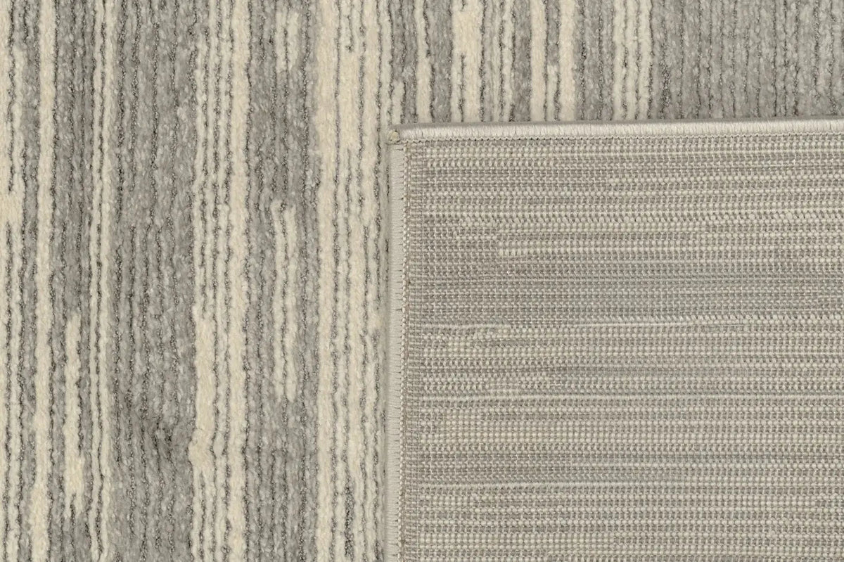 Dynamic Rugs Monroe 9805 Power Loomed Modern Grey/Beige Rug - Corner