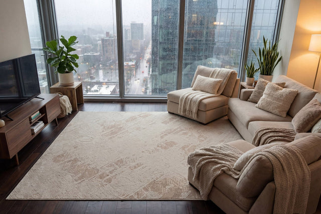 Dynamic Rugs Montrose 1781 Power Loomed Modern Cream/Beige Rug