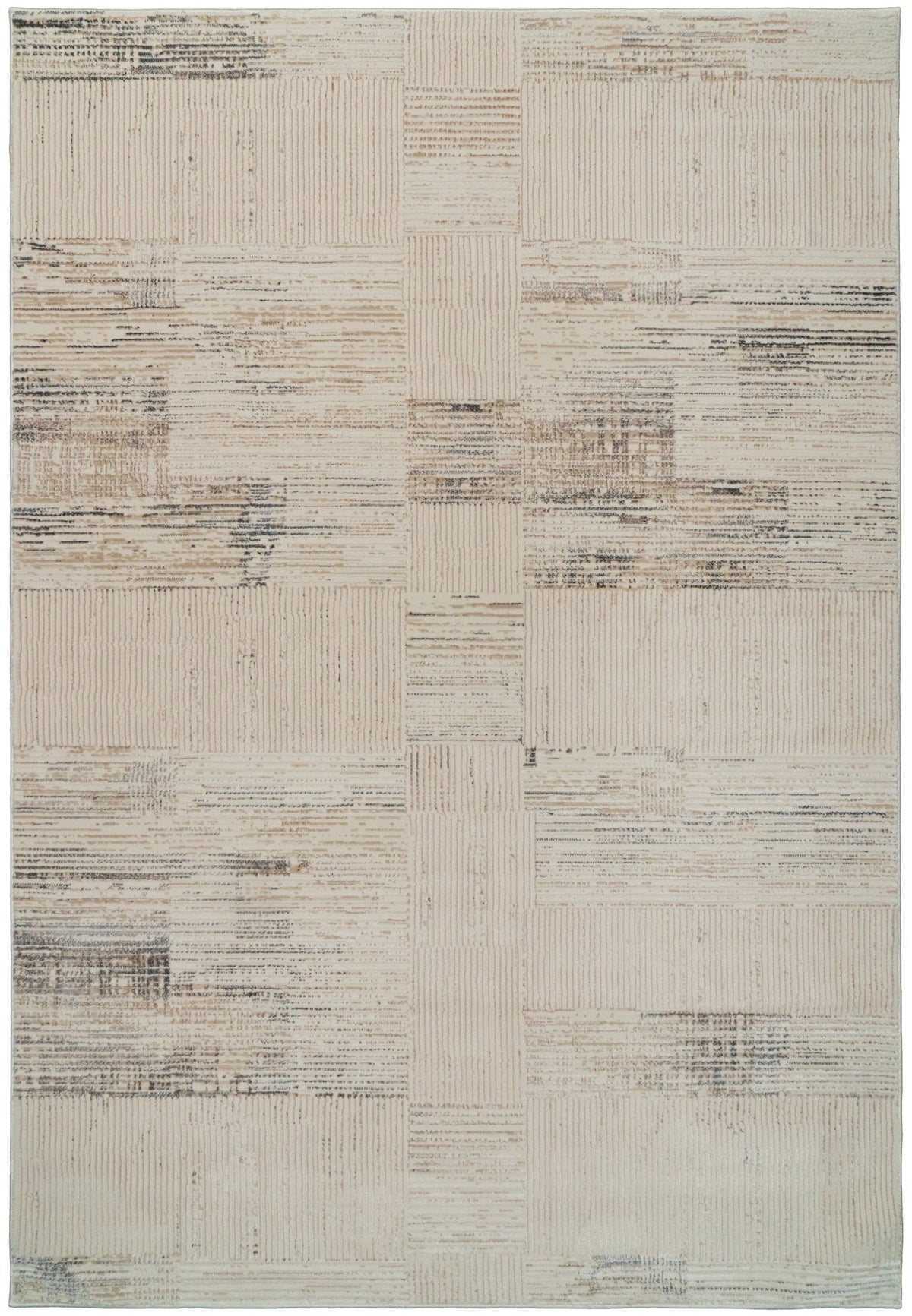Dynamic Rugs Montrose 1784 Power Loomed Modern Cream/Beige/Grey Rug