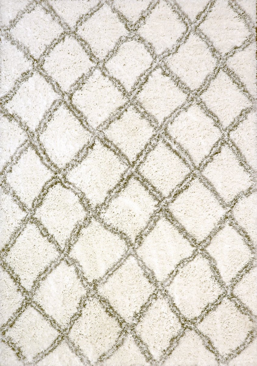 Dynamic Rugs Nordic 7432 White/Silver Rug.