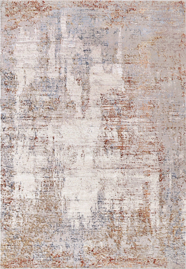Dynamic Rugs Obsession 9530 Power Loomed Modern Cream/Grey/Multi Rug