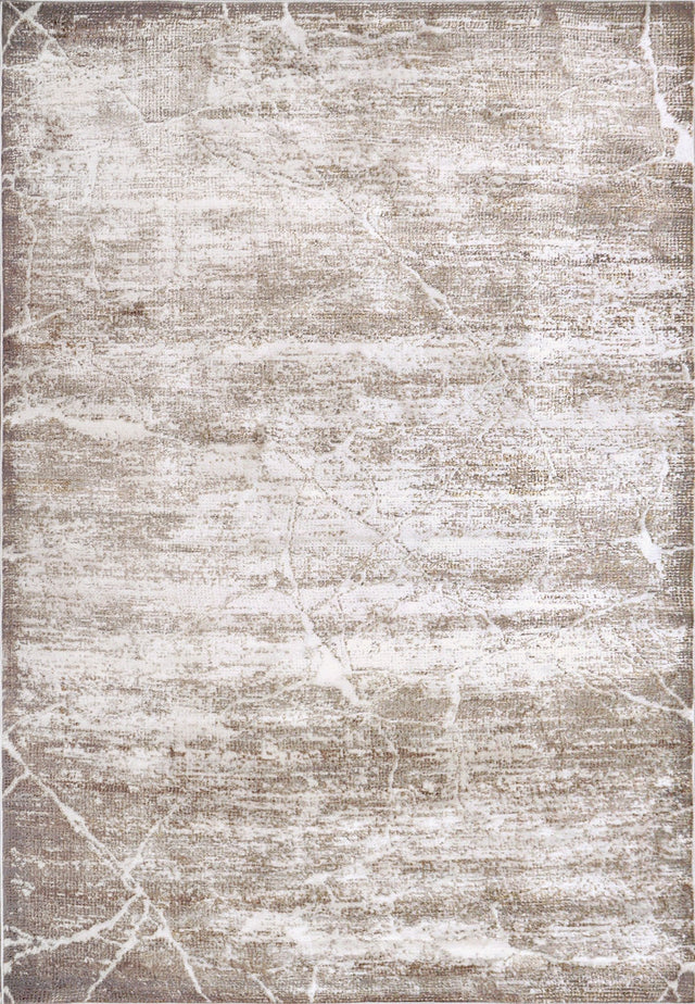 Dynamic Rugs Obsession 9536 Power Loomed Modern Cream/Beige Rug