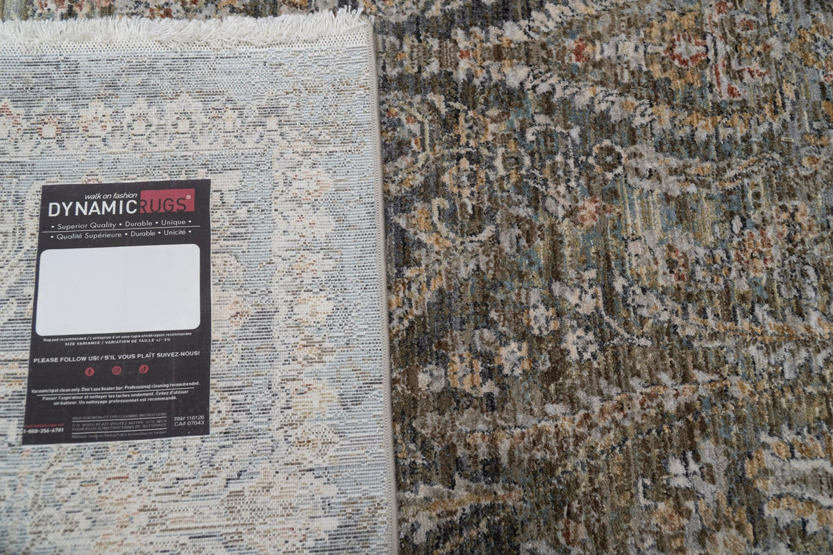 Dynamic Rugs Pandora 17641 Power Loomed Transitional Brown/Beige/White Rug
