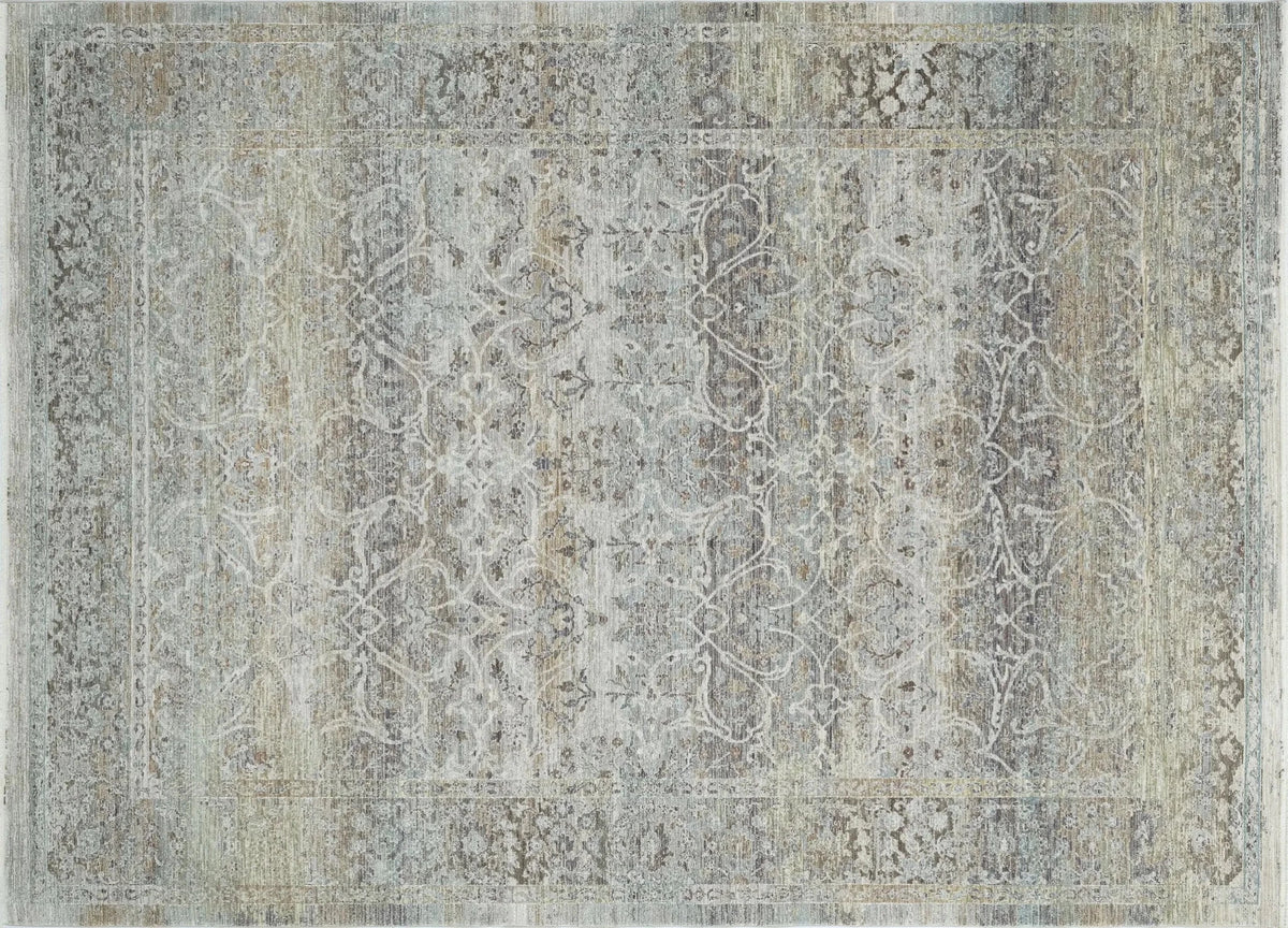 Dynamic Rugs Pandora 17642 Power Loomed Transitional Navy/Beige Rug - Rectangular