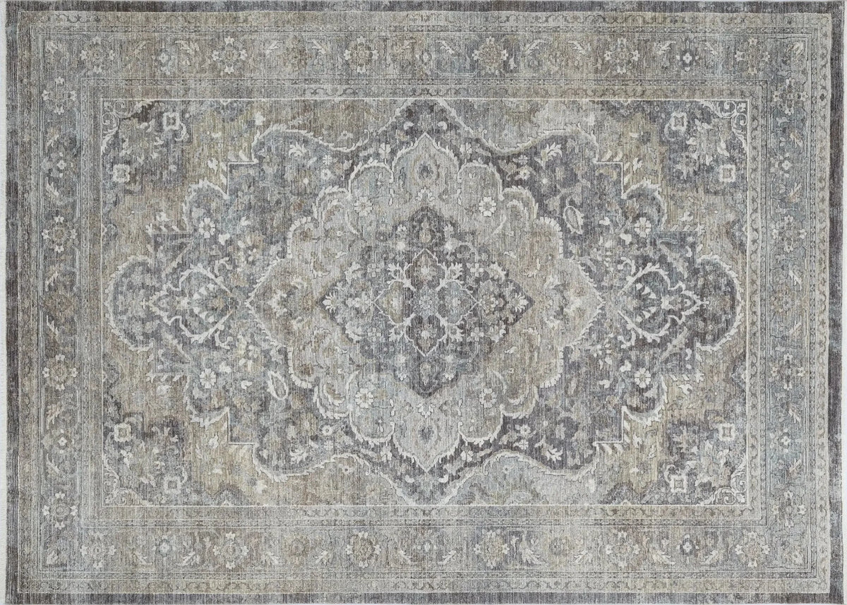 Dynamic Rugs Pandora 17653 Power Loomed Transitional Grey/Beige Rug - Rectangular