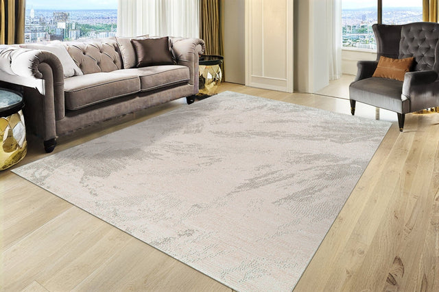 Dynamic Rugs Penta 6320 Power Loomed Modern Cream/Ivory Rug