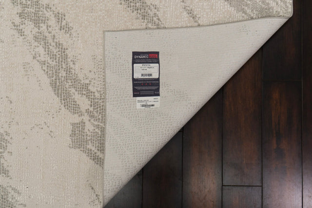 Dynamic Rugs Penta 6320 Power Loomed Modern Cream/Ivory Rug