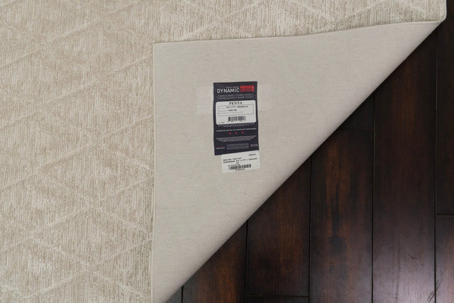 Dynamic Rugs Penta 6322 Power Loomed Modern Cream Rug