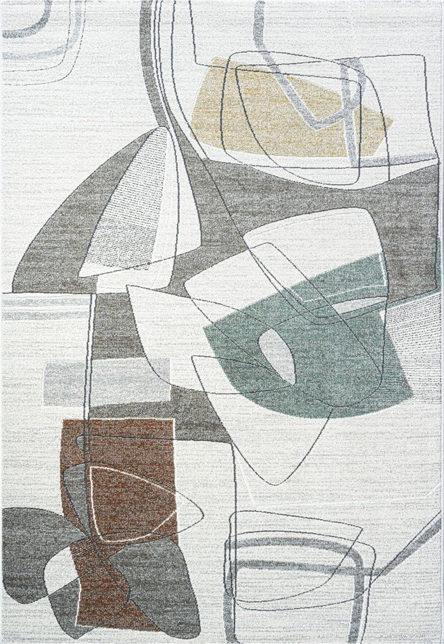 Dynamic Rugs Polaris 46007 Ivory/Multi Rugs.