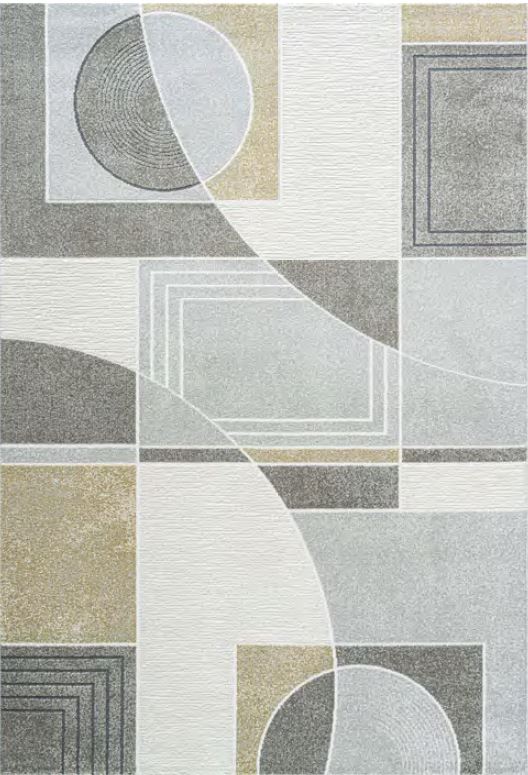 Dynamic Rugs Polaris 46012 Ivory/Grey/Teal Rugs.