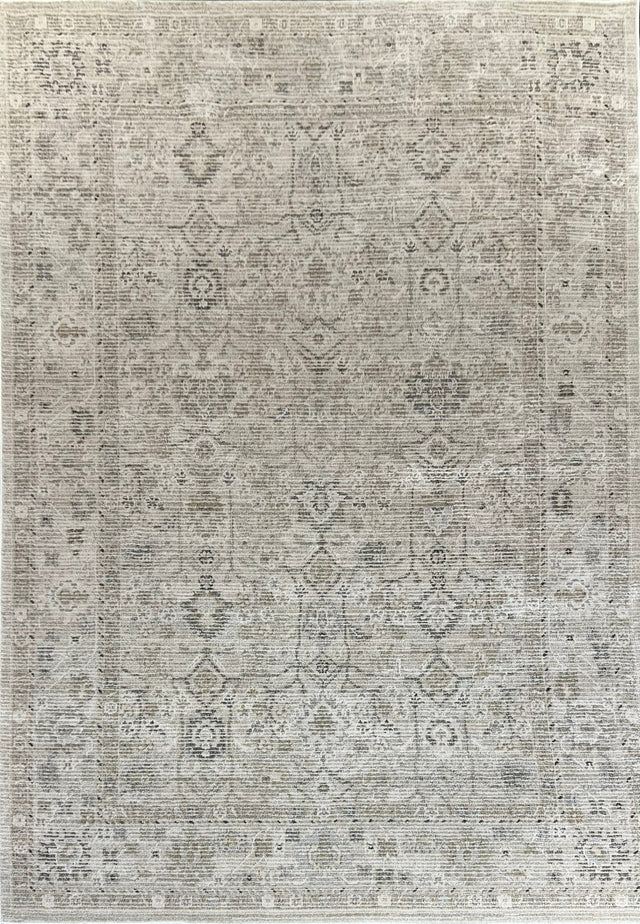 Dynamic Rugs Saffron 16612 Power Loomed Traditional Beige/Grey Rug