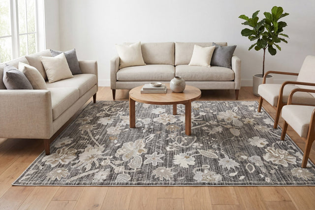 Dynamic Rugs Saffron 16615 Power Loomed Modern Grey/Beige/Multi Rug
