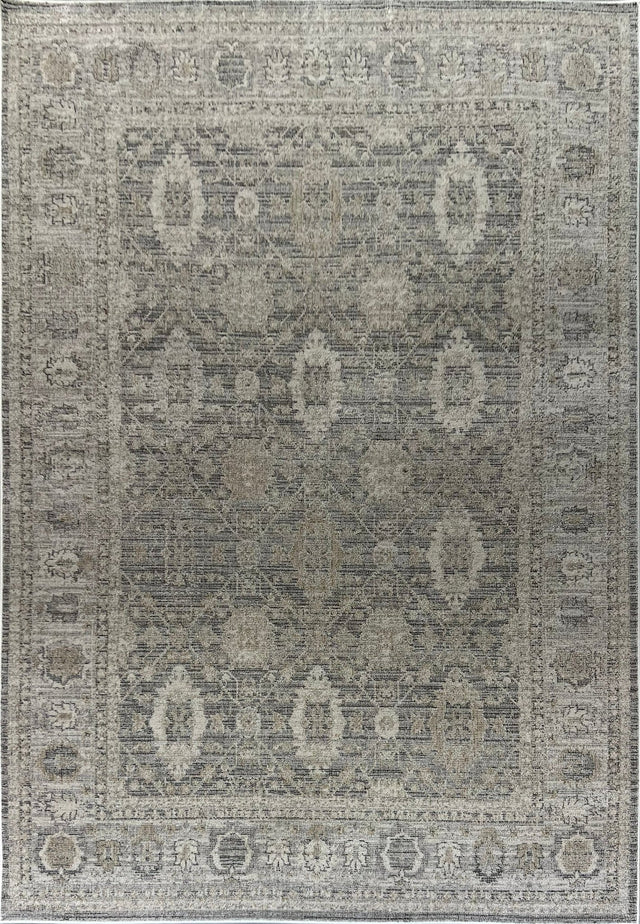 Dynamic Rugs Saffron 16618 Power Loomed Traditional Grey/Ivory/Beige Rug