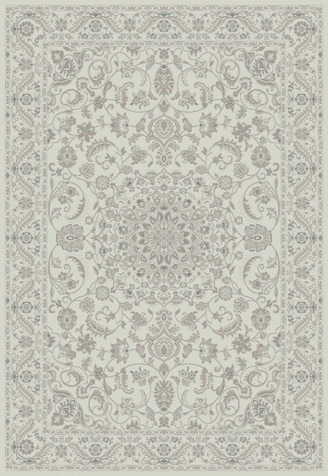 Dynamic Rugs Santana 10260 Power Loomed Traditional Cream/Grey Rug