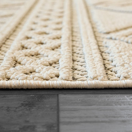 Dynamic Rugs Seville 3607 Ivory/Soft Grey Rug.