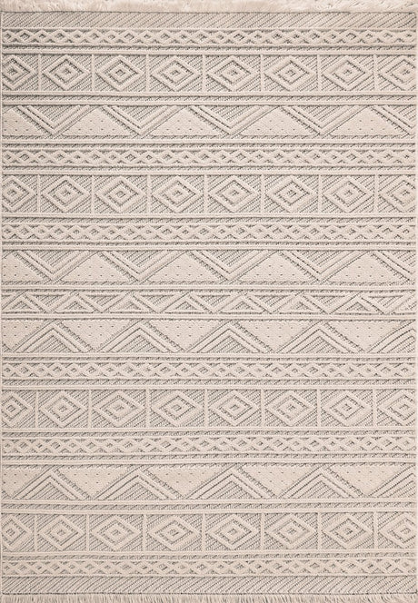 Dynamic Rugs Seville 3607 Ivory/Soft Grey Rug.