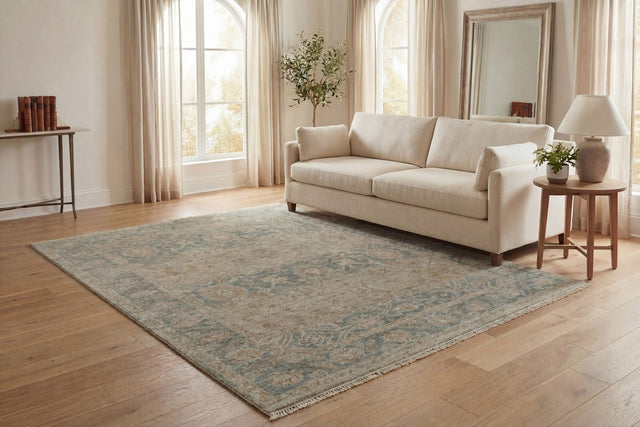 Dynamic Rugs Solace 17922 Power Loomed Traditional Cream/Beige/Navy Rug