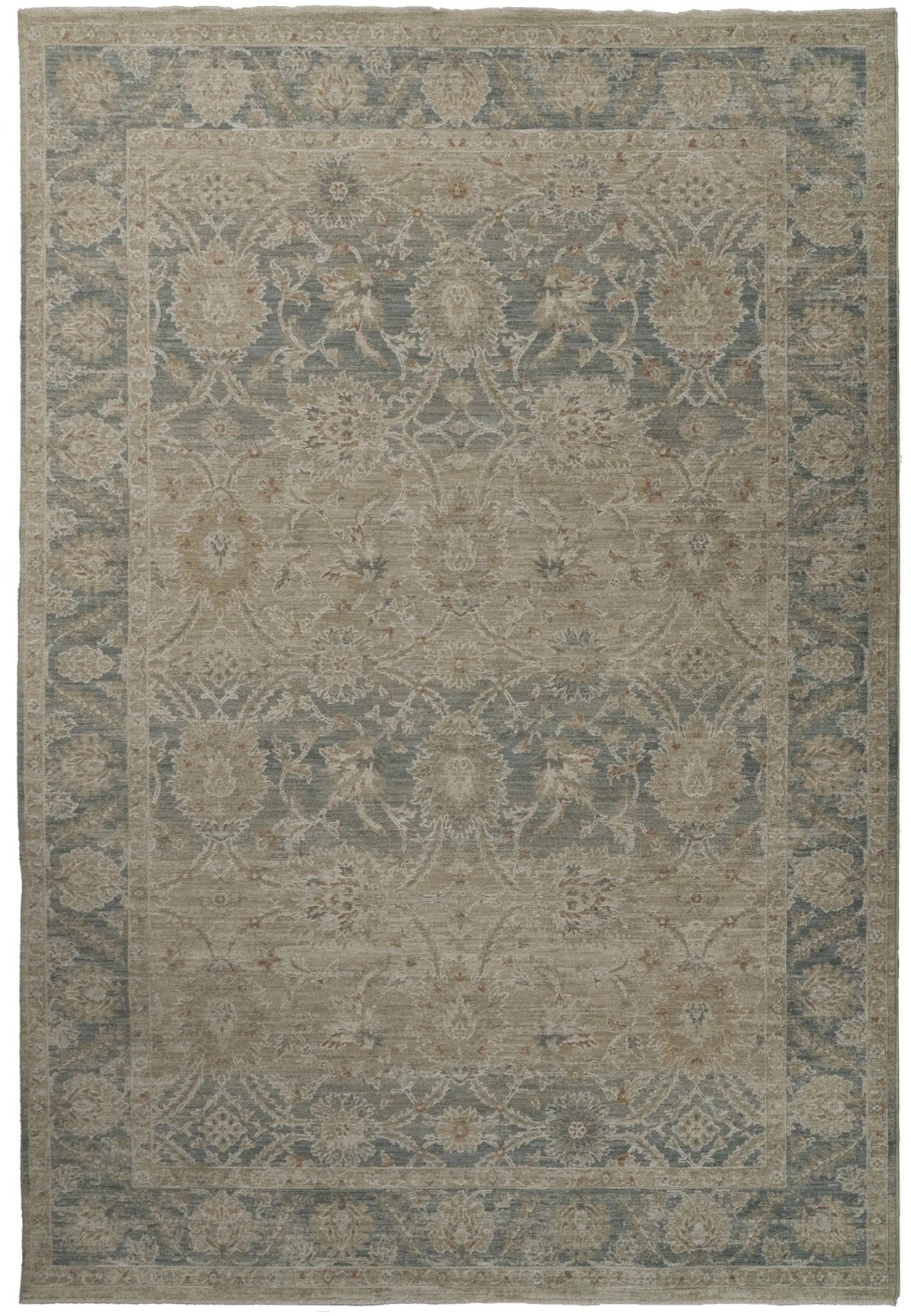 Dynamic Rugs Solace 17922 Power Loomed Traditional Cream/Beige/Navy Rug