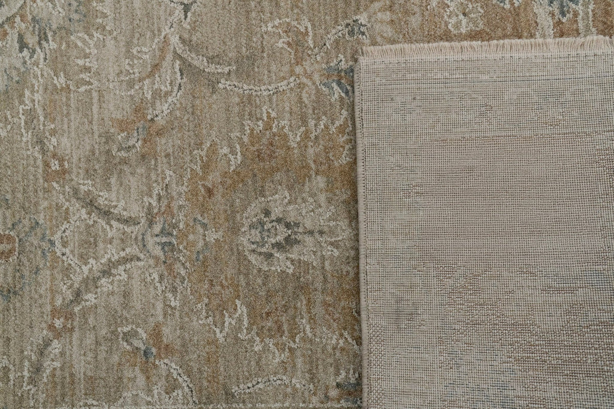 Dynamic Rugs Solace 17922 Power Loomed Traditional Cream/Grey/Rust Rug