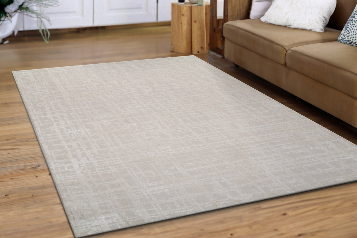 Dynamic Rugs Timeless 6928 Power Loomed Modern Beige/Ivory Rug