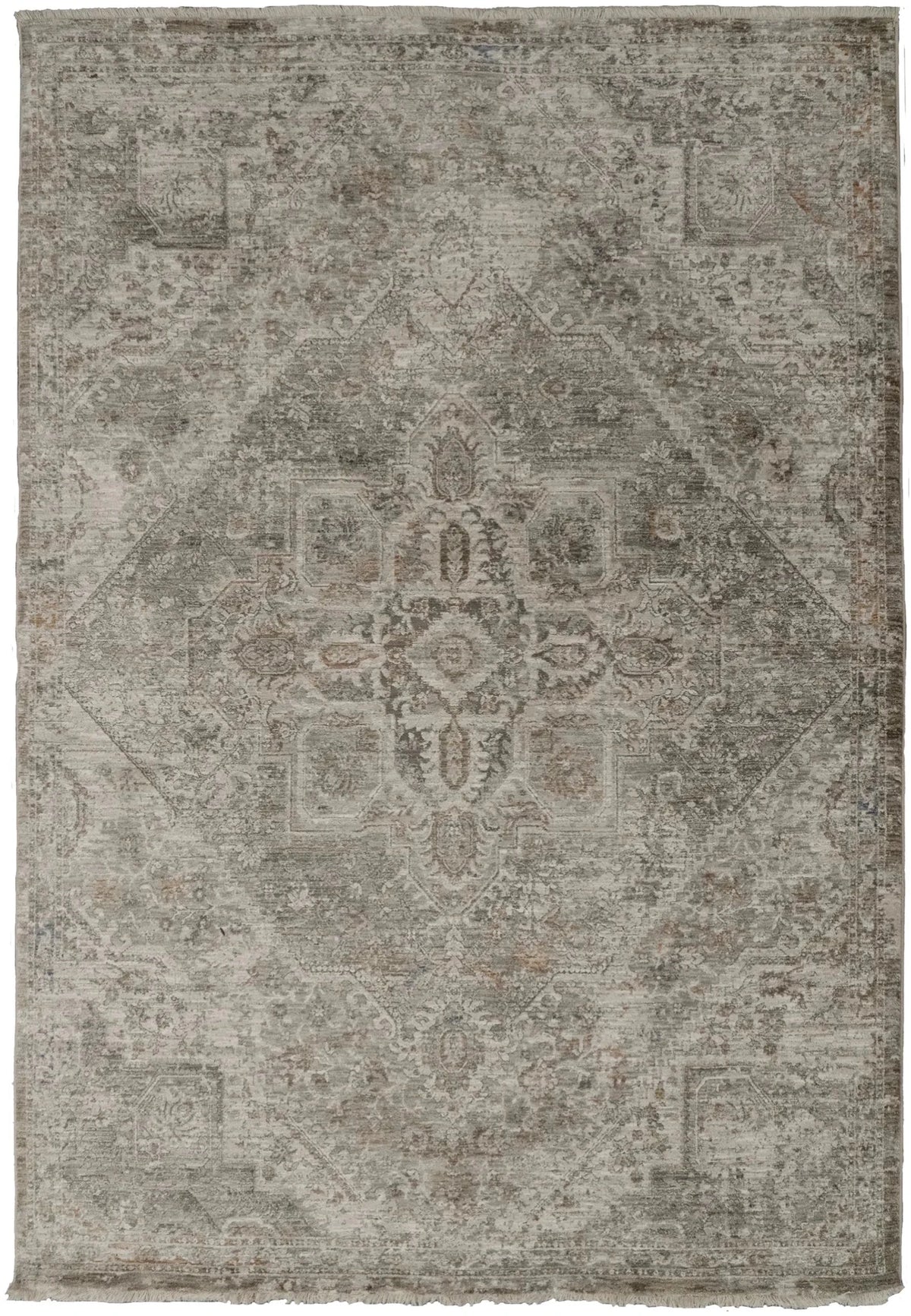 Dynamic Rugs Valeria 10524 Power Loomed Transitional Ivory/Beige/Multi Rug - Rectangular