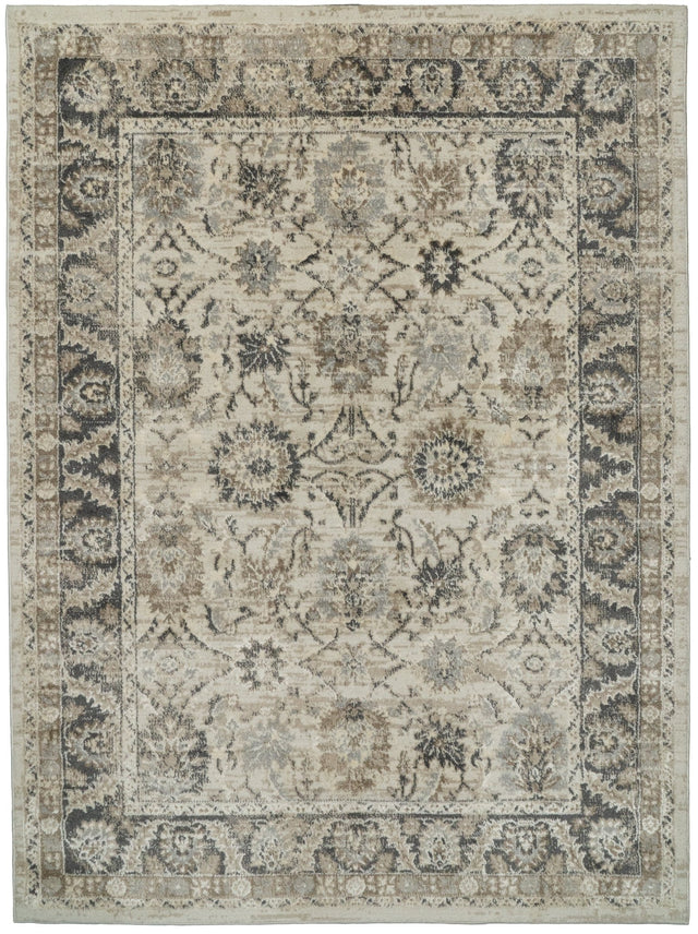 Dynamic Rugs Venedik 17772 Power Loomed Traditional Cream/Grey Rug