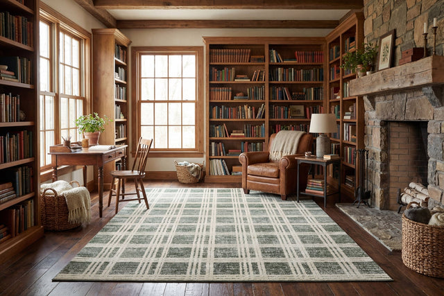 Dynamic Rugs Venedik 17774 Power Loomed Modern Green/Grey Rug