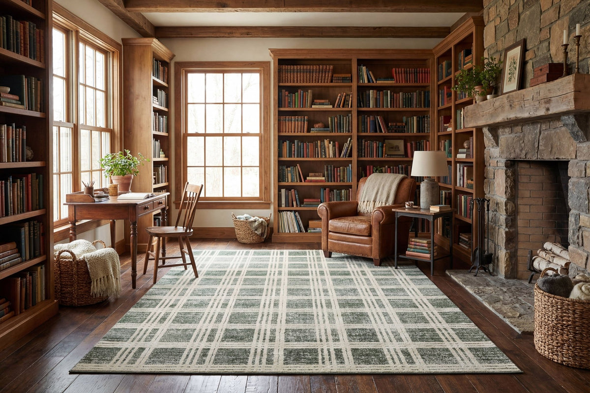 Dynamic Rugs Venedik 17774 Power Loomed Modern Green/Grey Rug