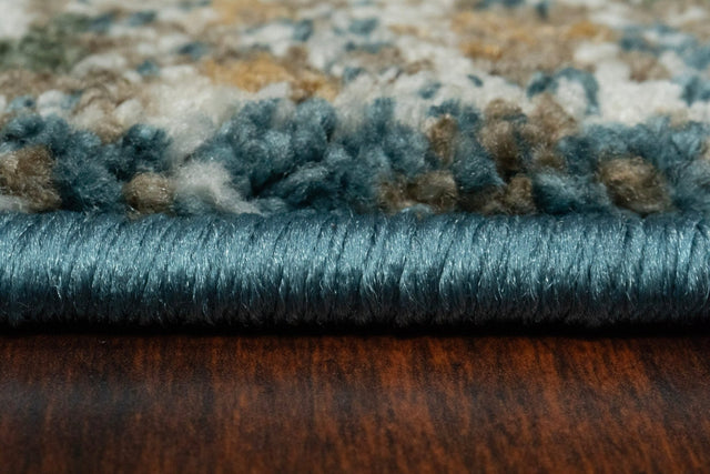 Dynamic Rugs Venedik 17781 Power Loomed Traditional Blue/Multi Rug