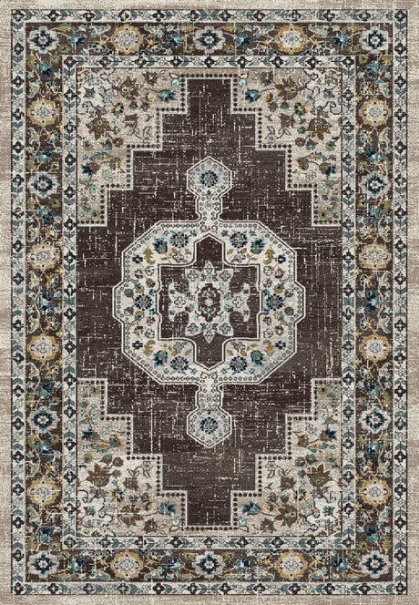 Dynamic Rugs Zodiac 6620 Grey Rug.
