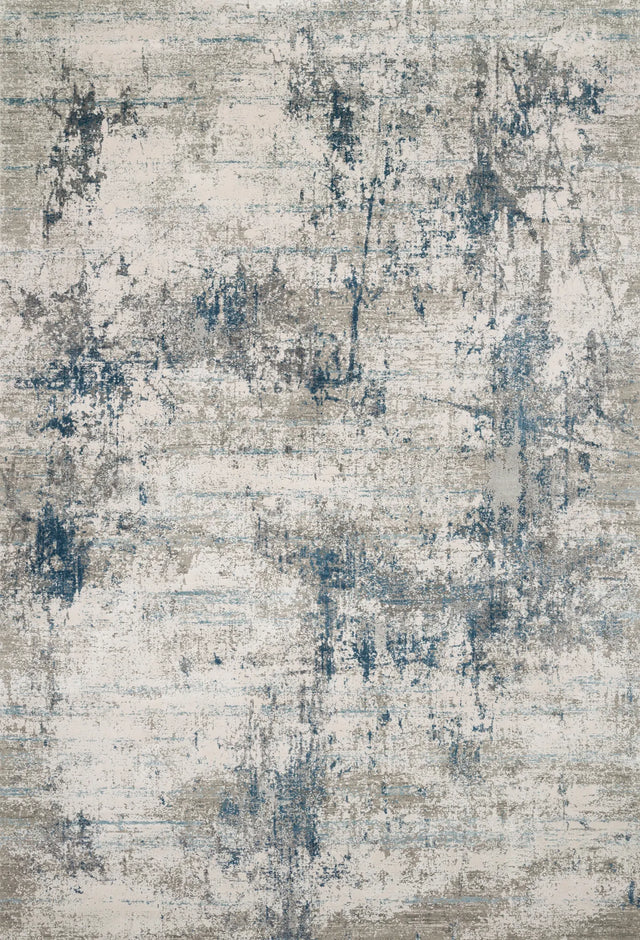 Loloi Sienne Sie-02 Ivory / Ocean Rugs - main flat