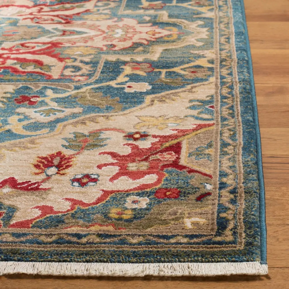 Safavieh Kashan 5'-1" x 7'-5" Rug in Blue / Beige