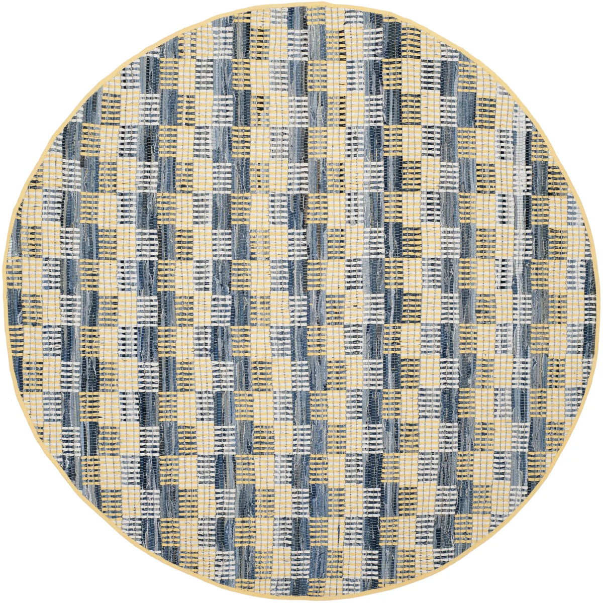 Safavieh Montauk 6'-0" x 6'-0" Rug in Gold / Multi