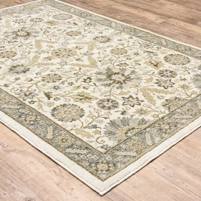 Oriental Weavers Sphinx Andorra 8918I Stone / Ivory Rugs - angle detail