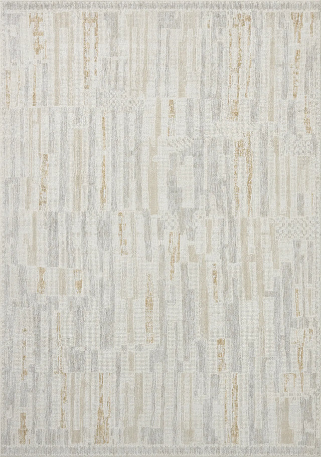 Loloi Roxie ROX-08 Contemporary Power Loomed Natural, Sand Rug - main flat