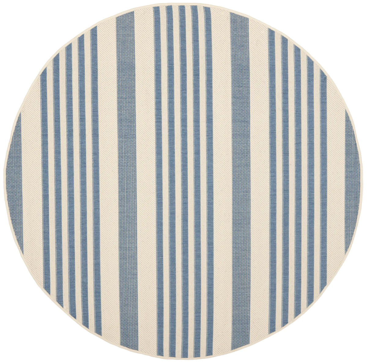 Safavieh Courtyard 5'-3" x 5'-3" Rug in Beige / Blue