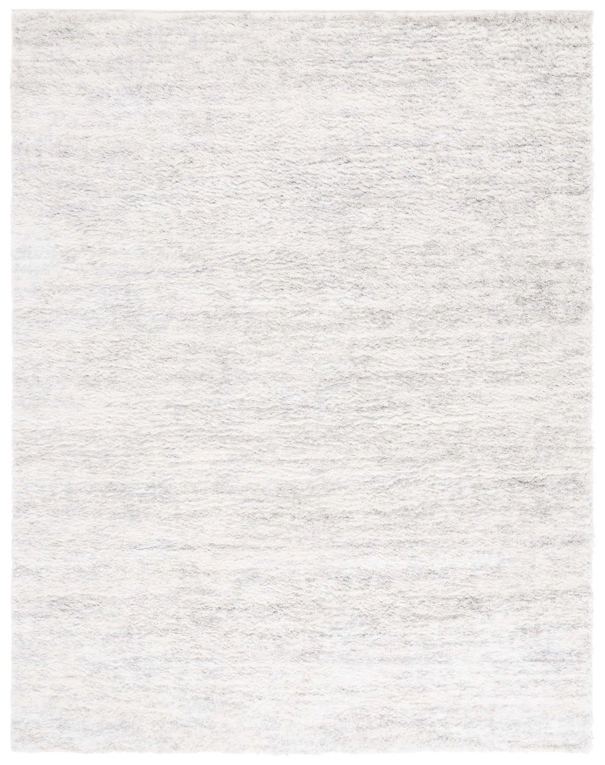 Safavieh Berber Shag 10'-0" x 14'-0" Rug in Ivory / Light Grey