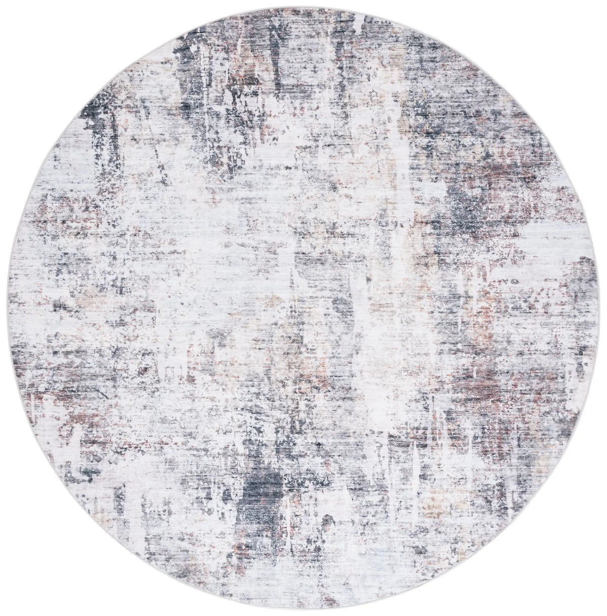 Safavieh Santa Monica 6'-0" x 6'-0" Rug in Beige / Charcoal