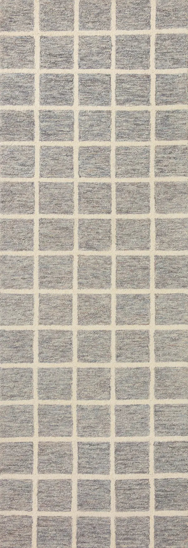 Chris Loves Julia x Loloi Polly POL-05 Slate / Ivory Rug - runner flat