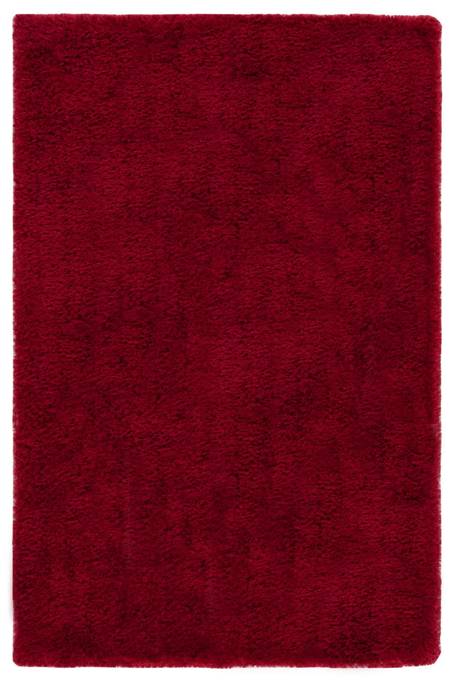Safavieh Luxe Shag 4'-0" x 6'-0" Rug in Red
