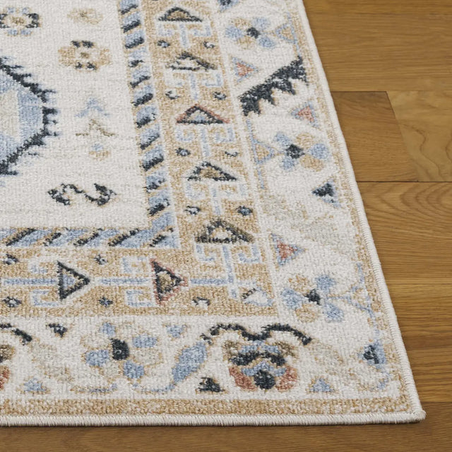 Safavieh Bayside 4'-0" x 6'-0" Rug in Ivory / Beige Blue